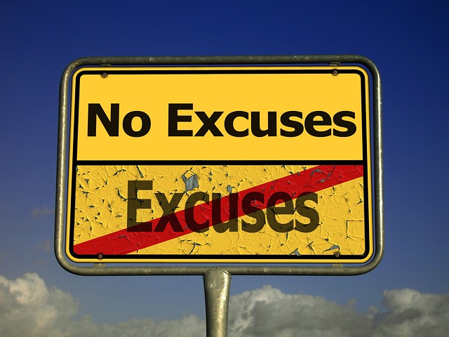 Claves para tratar las excusas